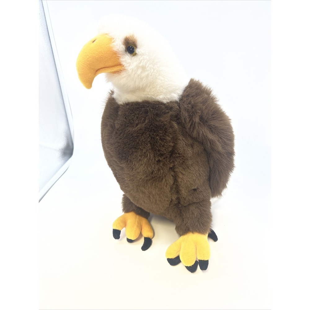 Applause‎ 12" Bald Eagle Plush Stuffed Animal Vintage Large Brown Bird